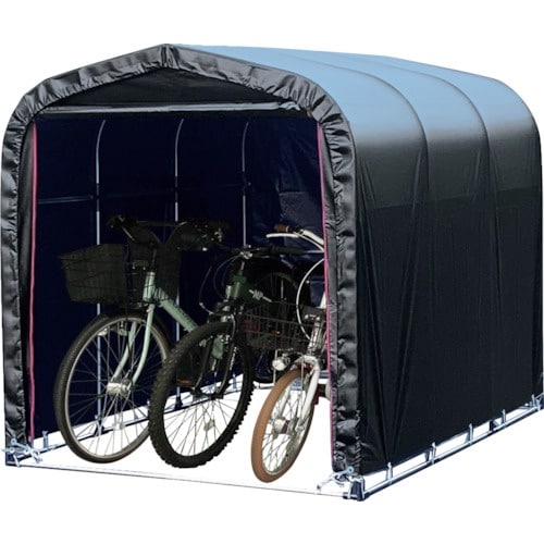 南榮工業 サイクルハウス3台用BK(赤ファスナー)