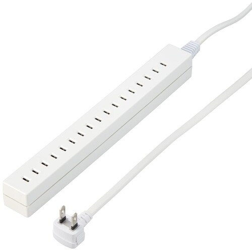 YAZAWA 差し込みフリータップベーシックホワイ