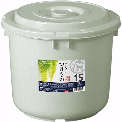 TONBO つけもの容器フタ付15型