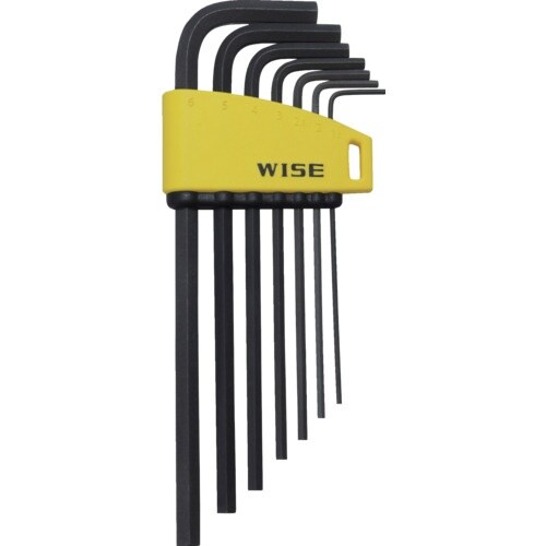 WISE 六角レンチ 黒染め7本セット(セミロング