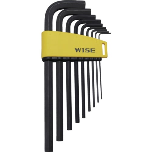 WISE 六角レンチ 黒染め9本セット(セミロング