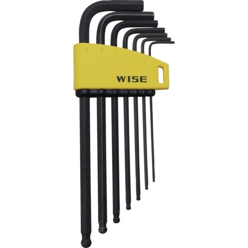 WISE ボールポイント 黒染め7本セット(セミロ