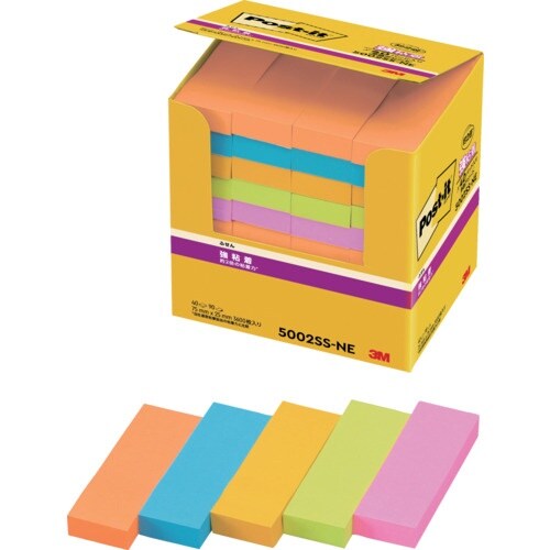 3M ポスト・イット 強粘着75X25mm90枚X