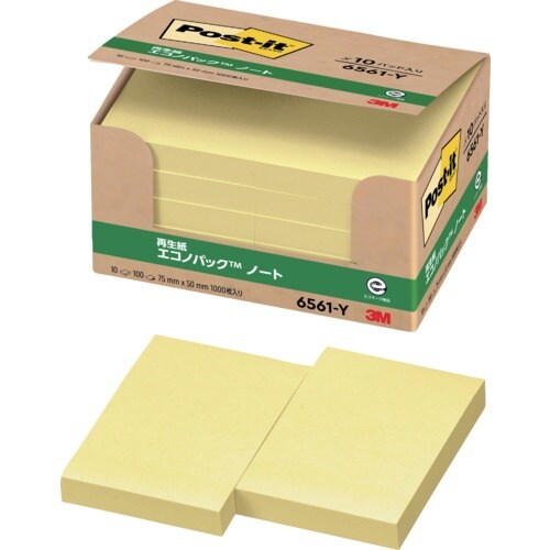 3M ポスト・イット 75X50mm 100枚X1