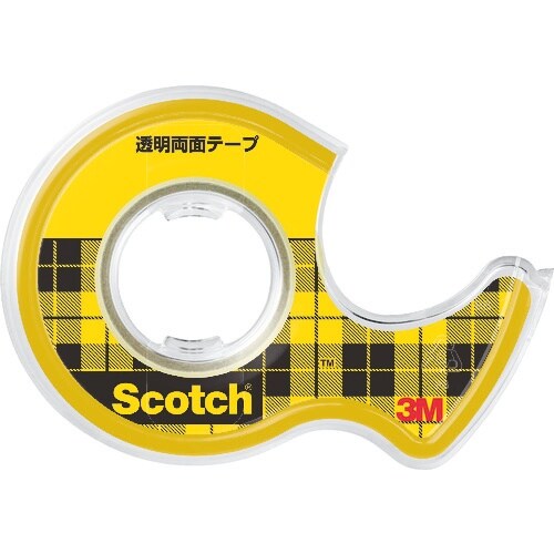 3M スコッチ 透明両面テープ小巻 12mmX6m