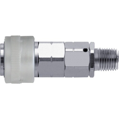 マッハ 高圧用カップリング ソケット R1/4 左