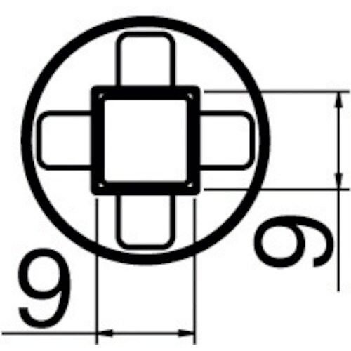 白光 ノズル/BGA 8MM×8MM