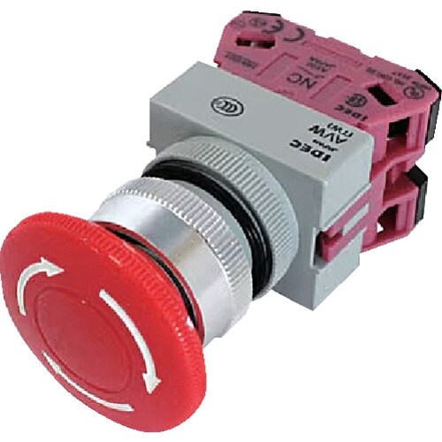 IDEC φ22プッシュロックターンリセットスイッ