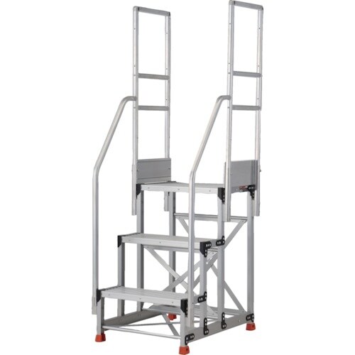 TRUSCO アルミ製作業用踏台 3段 高さ0.9