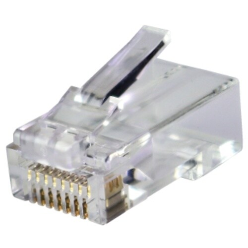 JEFCOM カテゴリー6モジュラープラグ(貫通タ