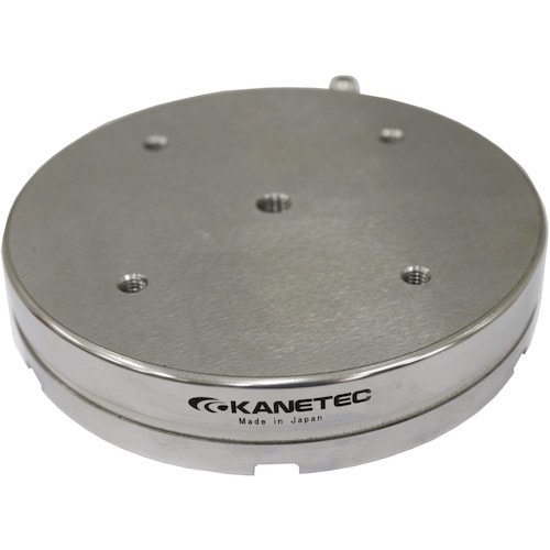 KANETEC 薄型永磁ホルダ台 丸形 底面吸着力