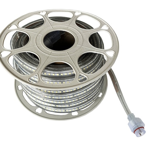 富士倉 両面発光20M LEDロープライト 白 増