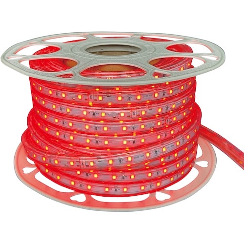 富士倉 LEDロープライト 片面発光 20M 赤色