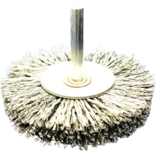 高島産業 軸付ホイールブラシ 電動工具用ホイール型