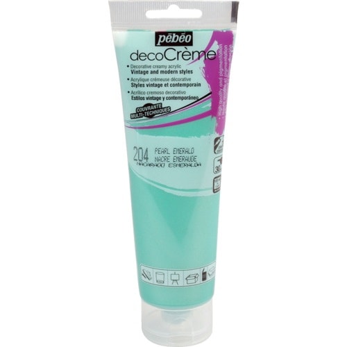 Pebeo デコクリーム 120ml パール色 エ