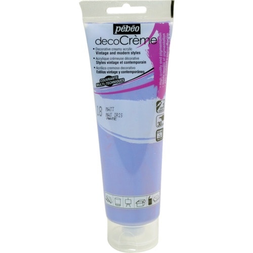 Pebeo デコクリーム 120mlマット アイリ