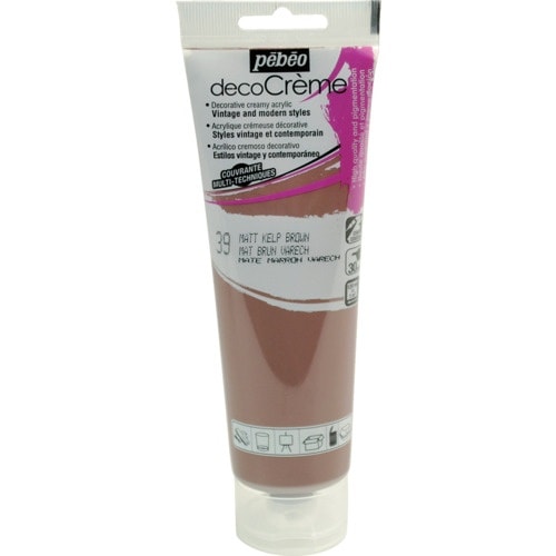 Pebeo デコクリーム 120mlマット ケルプ