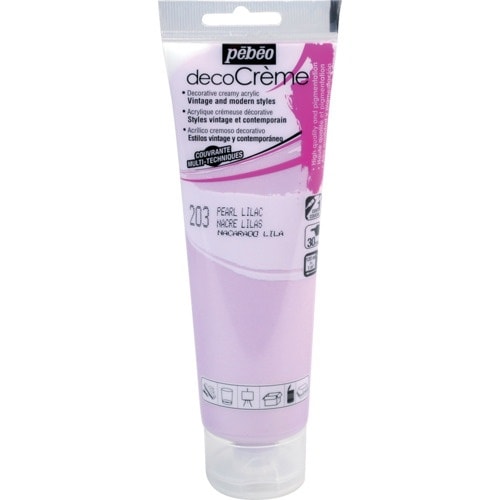 Pebeo デコクリーム 120ml パール色 ラ