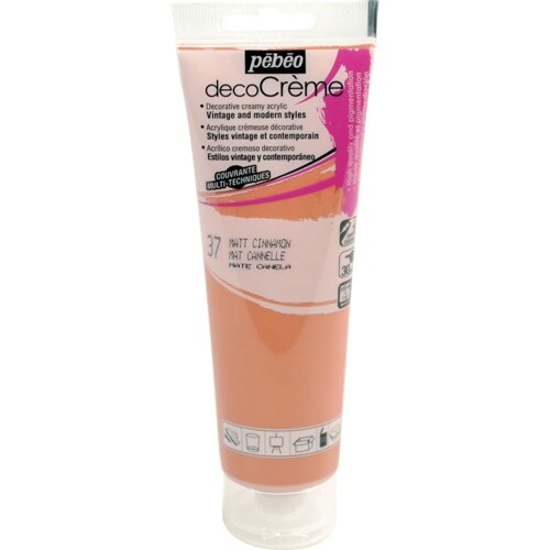 Pebeo デコクリーム 120mlマット シナモ