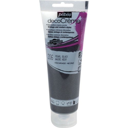 Pebeo デコクリーム 120ml パール色 ブ