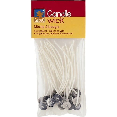 Pebeo キャンドル座金付芯 8cmx25本入り