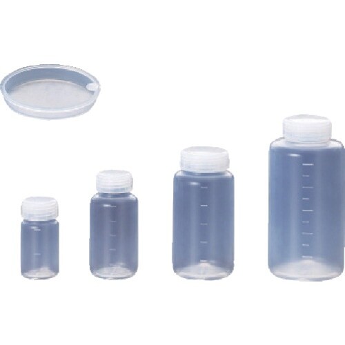 サンプラ PFA広口ボトル(中栓付き) 500ml