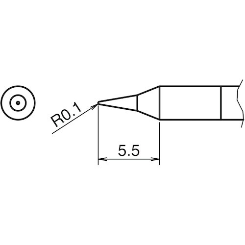 白光 こて先 0.1J型