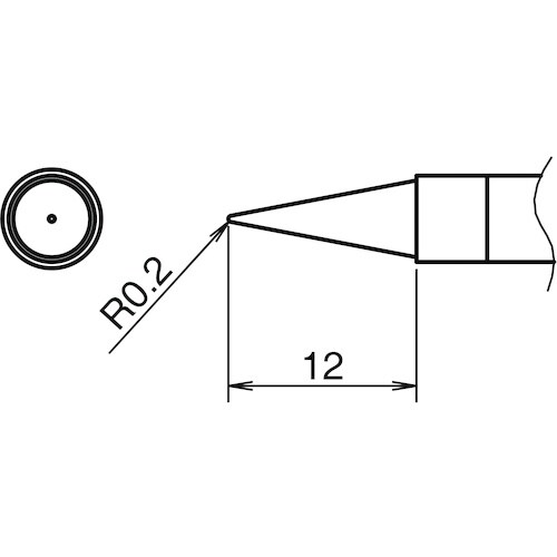 白光 こて先 0.2BL型