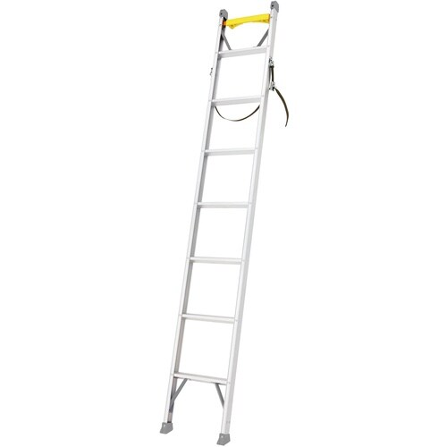 ハセガワ 電柱昇降用1連はしご 2.45m 安全ベ