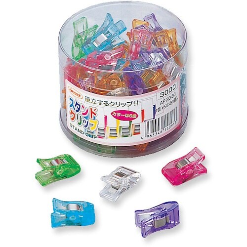 共栄プラスチック スタンドクリップ 60個入
