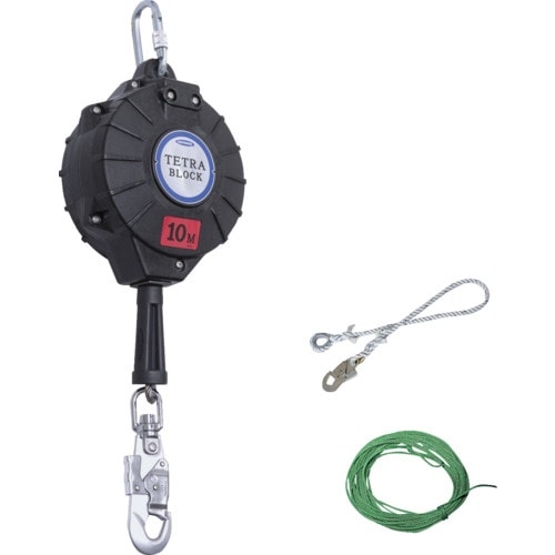 TSUYORON ワイヤロープ巻取式安全ブロック