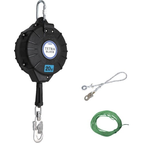 TSUYORON ワイヤロープ巻取式安全ブロック