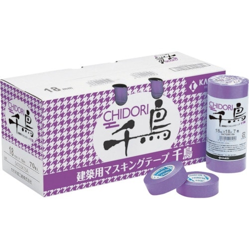 カモ井 マスキングテープ建築塗装用 千鳥 24ミリ