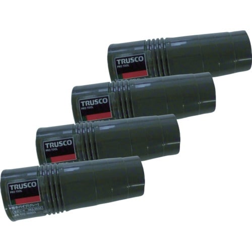 TRUSCO まとめ買い つぎてパイプ グレー 4