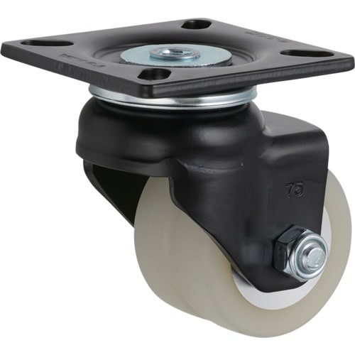 ユーエイ AGVキャスター75径双輪ウレタン車自在