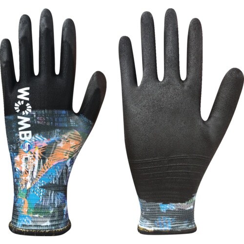 トワロン 水性ポリウレタン背抜き手袋 WOMB−M