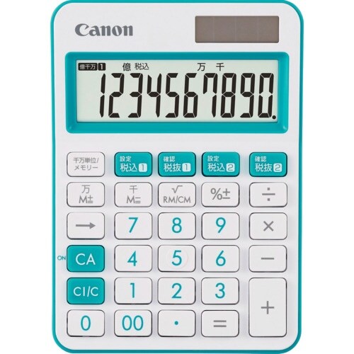 キヤノン 電卓 LS−105WUC−BL JPN