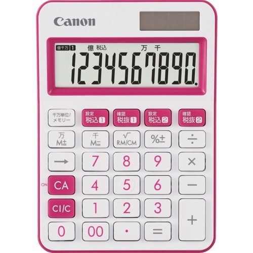 キヤノン 電卓 LS−105WUC−PK JPN