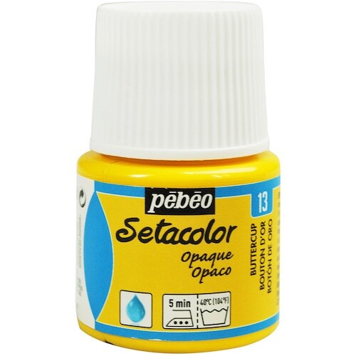 Pebeo 布用水性アクリル絵具セタカラー不透明色