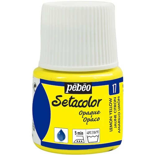 Pebeo 布用水性アクリル絵具セタカラー不透明色