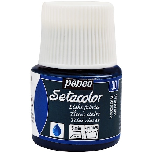 Pebeo 布用水性アクリル絵具セタカラー透明色