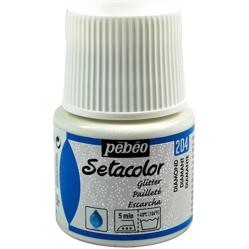 Pebeo 布用水性アクリル絵具セタカラーグリッタ