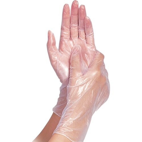 竹虎 タケトラプラスチック手袋100パウダーフリー