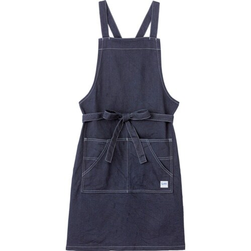 Leeワークウェア 胸当てエプロン インディゴネイ