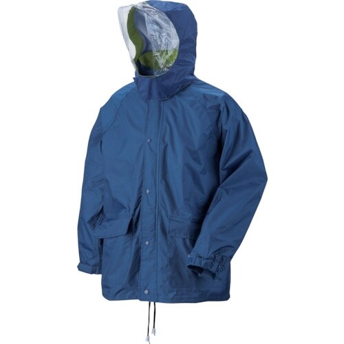 アーヴァン レインウェア 天の恵 ネイビー 特大