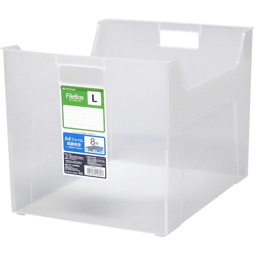 JEJアステージ ファイルボックスL クリア