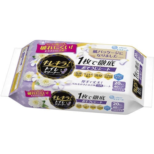 エリエール キレキラ!トイレクリーナー1枚で徹底お