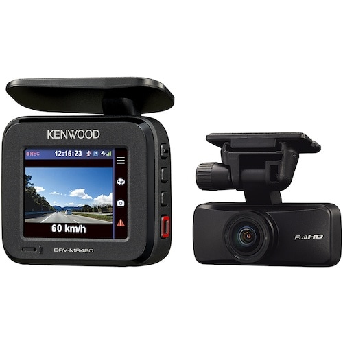 KENWOOD 前方後方撮影2カメラドライブレコー
