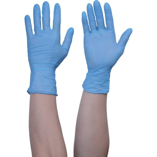 TRUSCO まとめ買い 使い捨てニトリル手袋TG