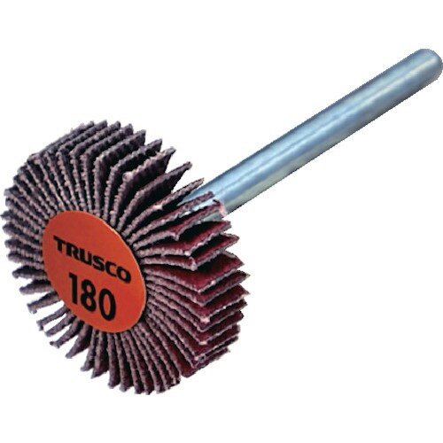 TRUSCO セラミックフラップホイール 軸径3m